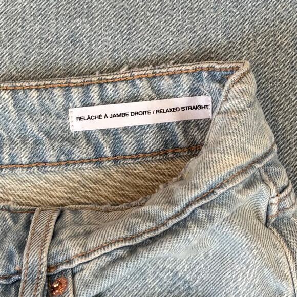 NWT Garage Relaxed Straight Jeans Mid Rise Light Wash Women’s Size 27 - Picture 7 of 11